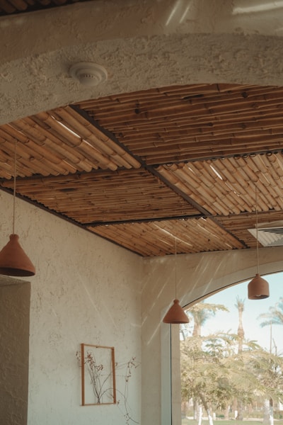 Natural ceiling detail